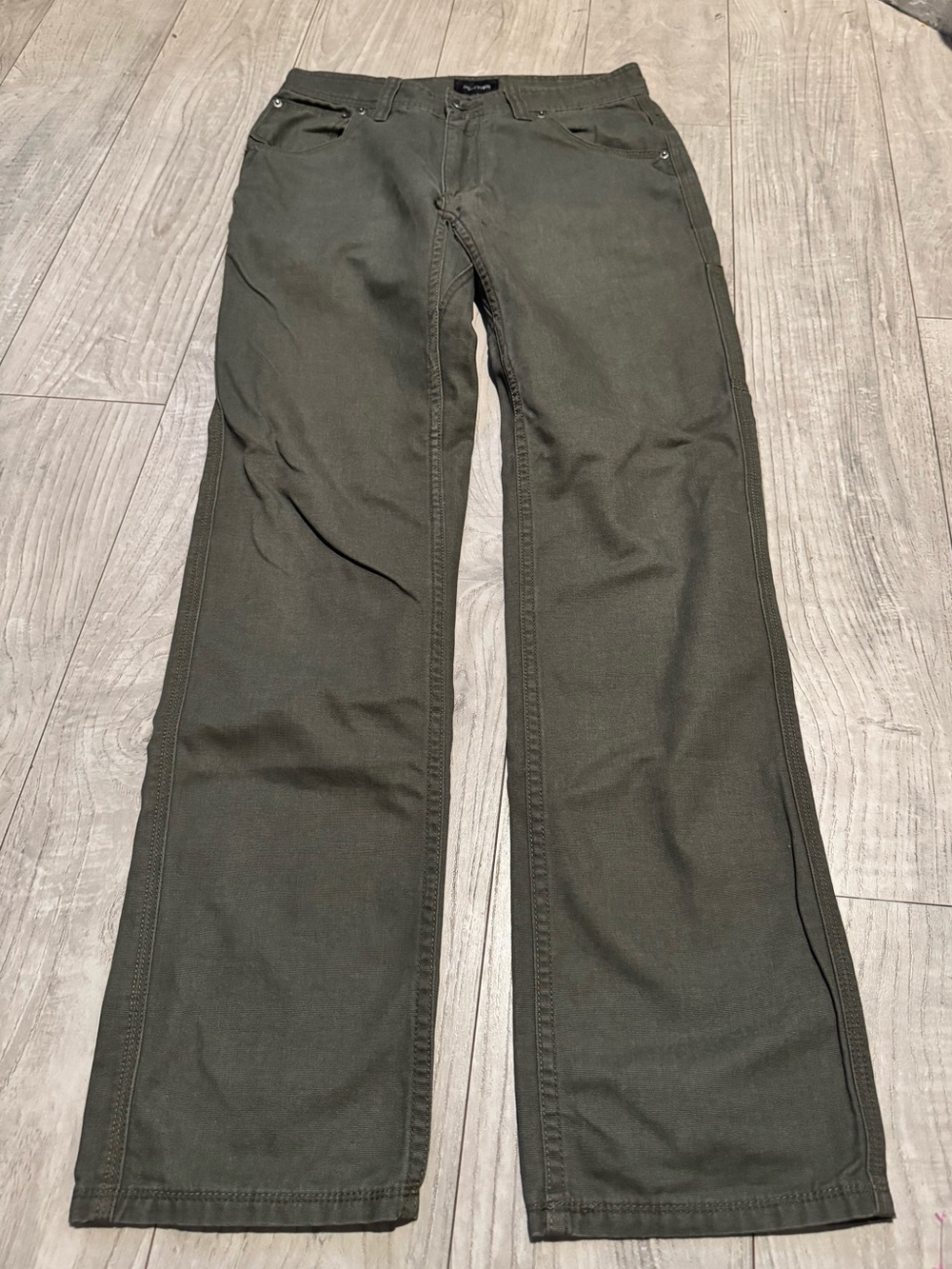 Marmot Olive Green Wide-Leg Jeans